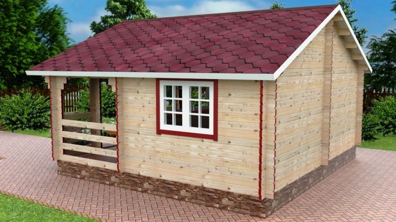 Дачный дом из бруса СД-15 (6×6)