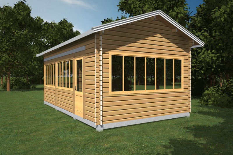 Одноэтажная летняя кухня ЛК-3 (7х4)