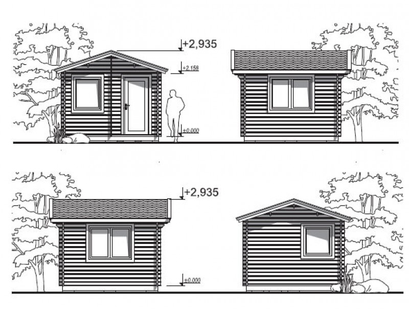 Небольшая летняя кухня ЛК-6